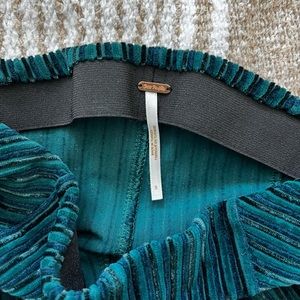 Free People Flared ribbed leggings